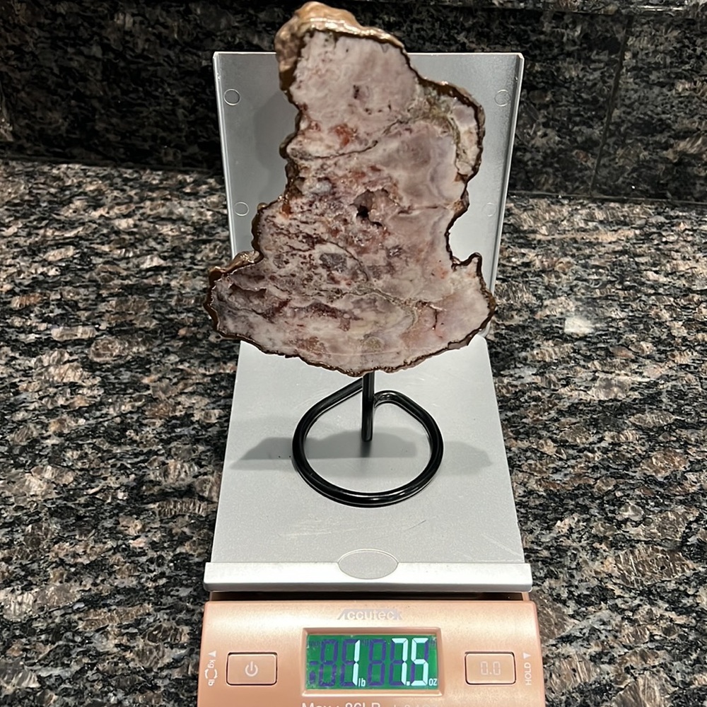 Rose gold quartz